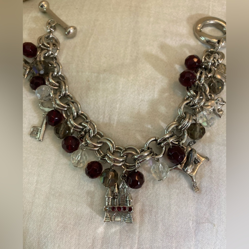 Charm‎ Bracelet Fantasy Characters Charms Throne Castle Frog Princess Shoes Keys